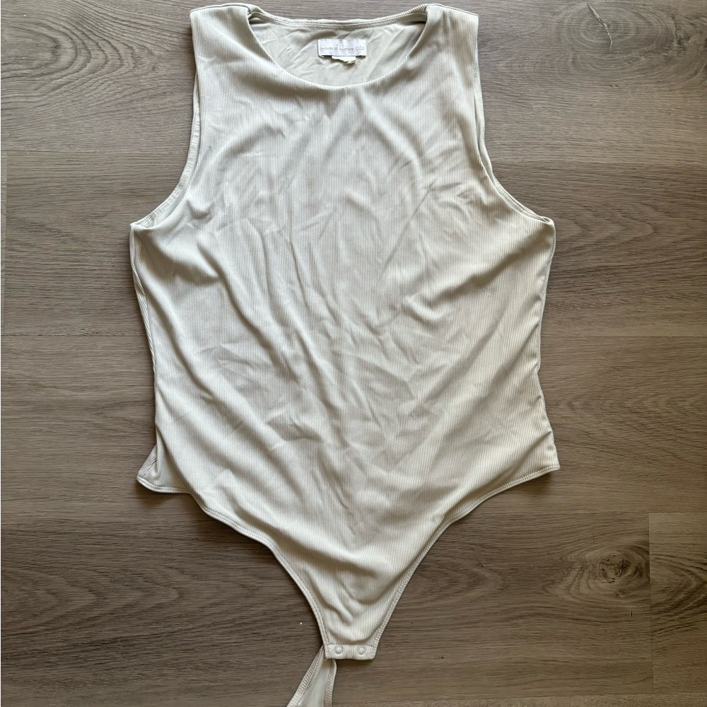 House of Harlow ribbed bodysuit
